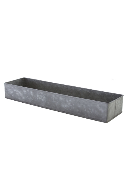 Picture of 15" GALVANIZED RECT PLANTER