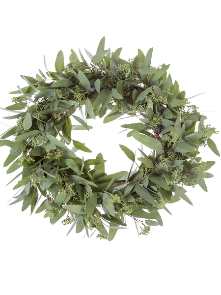Picture of 24" LONG LEAF EUCALYPTUS WREATH