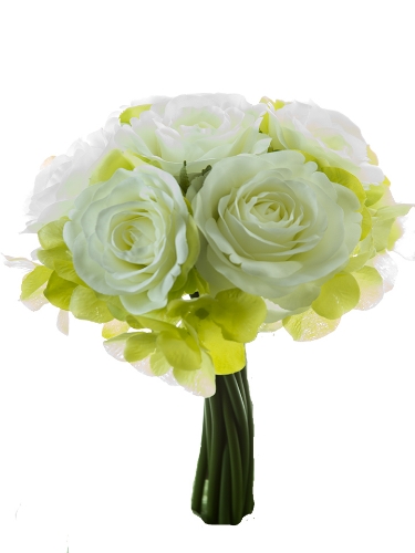 Picture of 9" ROSE HYDRANGEA BOUQUET