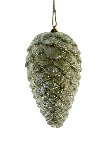 Picture of 8.5" RUSTIC PINECONE ORNAMENT