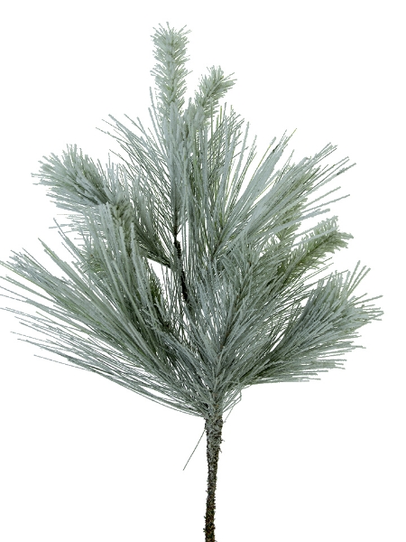 Picture of 28" FLOCKED EVERGREEN MIX SPRAY