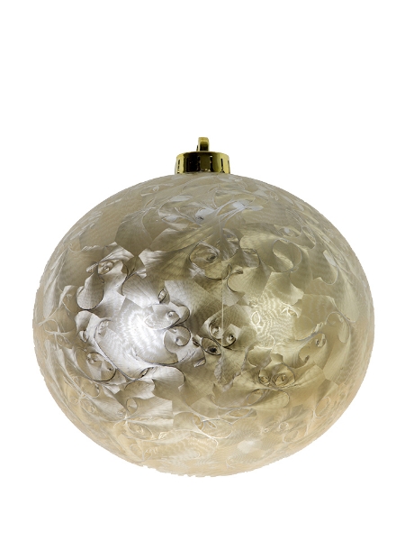 Picture of 4" MARBLED BALL ORNAMENT
