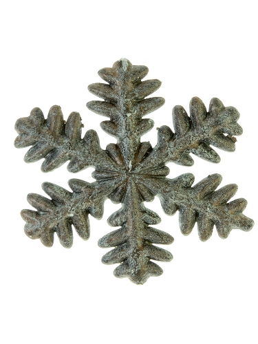 Picture of 5.5" RUSTIC SNOWFLAKE ORNAMENT