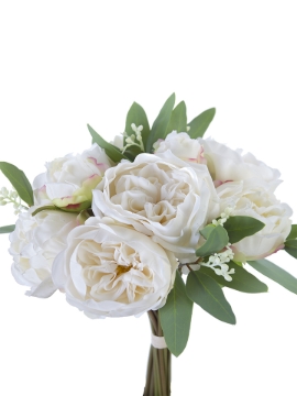 Picture of 12" FRESH TOUCH ROSE PEONY BUNDLE