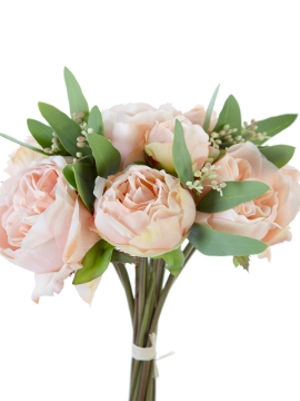 Picture of 12" FRESH TOUCH ROSE PEONY BUNDLE