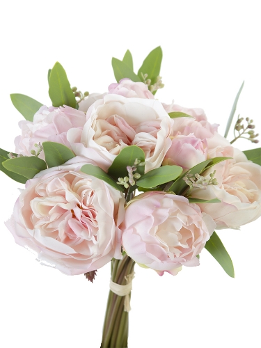 Picture of 12" FRESH TOUCH ROSE PEONY BUNDLE