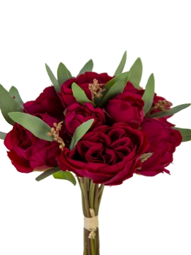Picture of 12" FRESH TOUCH ROSE PEONY BUNDLE