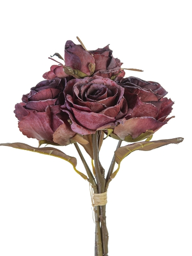 Picture of 12.5" DRIED ROSE/HYD BUNDLE