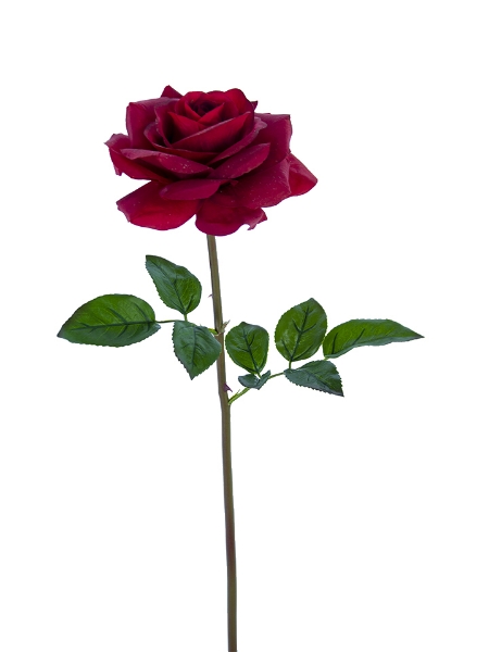 Picture of 27" REAL TOUCH OPEN ROSE STEM