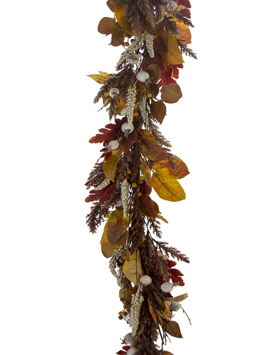 Picture of 80''PAMPAS WHEAT BERRY GARLAND