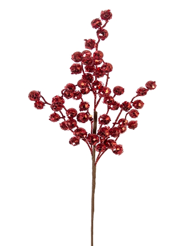 Picture of 21'' GLITTER BERRY SPRAY