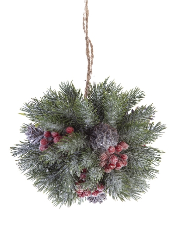 Picture of 6'' FROSTED CEDAR BERRY BALL