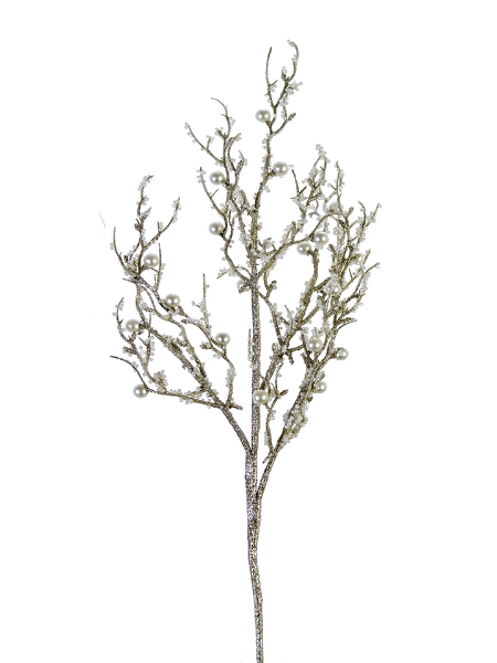 Picture of 27" GLITTER PEARL BRANCH