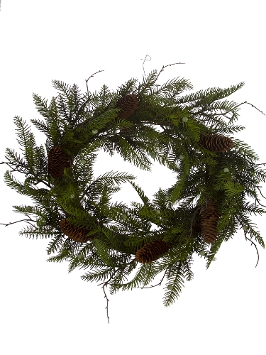 Picture of 24" FIR PINECONE WREATH