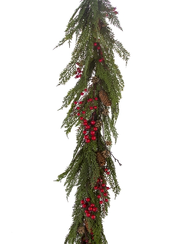 Picture of 65" CEDAR BERRY GARLAND