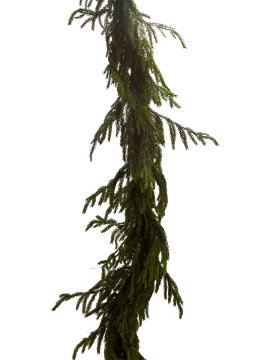 Picture of 6' LIGHTY ICED FIR PINE GARLAND