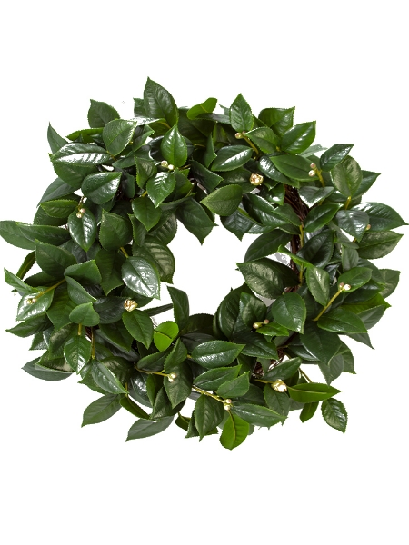 Picture of 26" CAMELIA LEAF WREATH