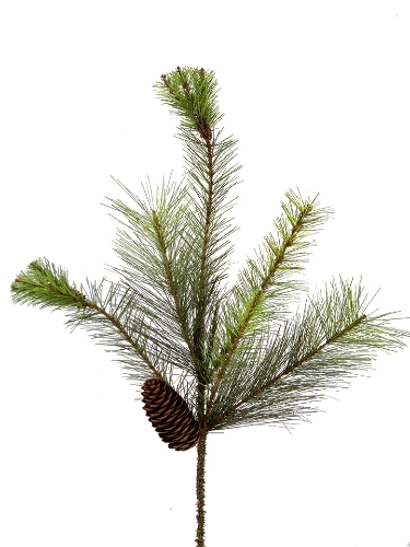 Picture of 20" BUSHY PINE PINECONE SPRAY
