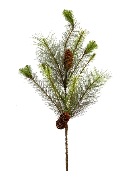 Picture of 30" BUSHY PINE PINECONE SPRAY