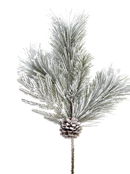 Picture of 20" FLOCKED PINE MIX