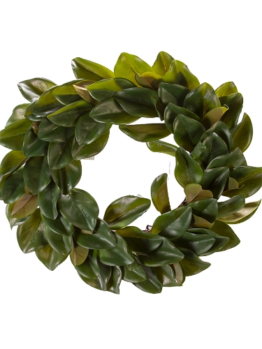Picture of 28" UV PROTECTED MAGNOLIA LEAVES WREATH