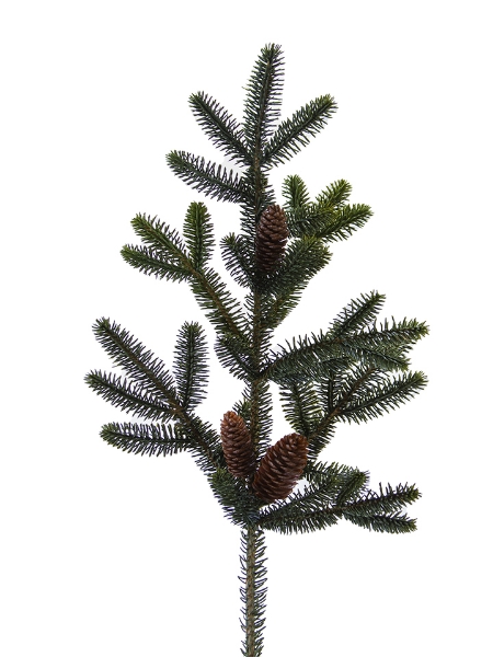 Picture of 26" SPRUCE PINECONE SPRAY