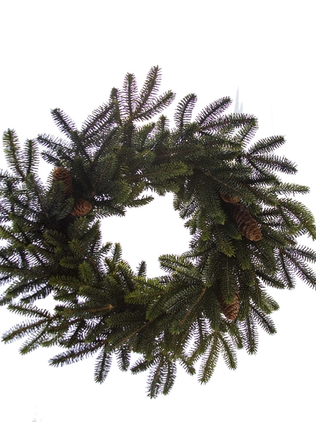 Picture of 26" SPRUCE PINECONE WREATH