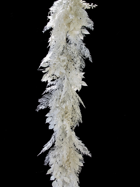 Picture of 70" FLOCKED CEDAR BERRY GARLAND