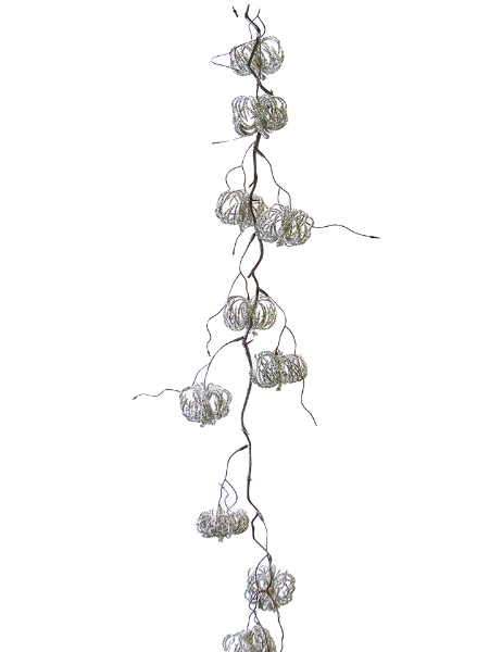Picture of 40" PUMPKIN GLITTER  GARLAND