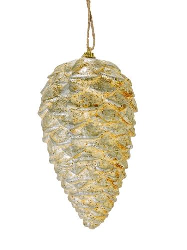Picture of 8.5" RUSTIC PINECONE ORNAMENT