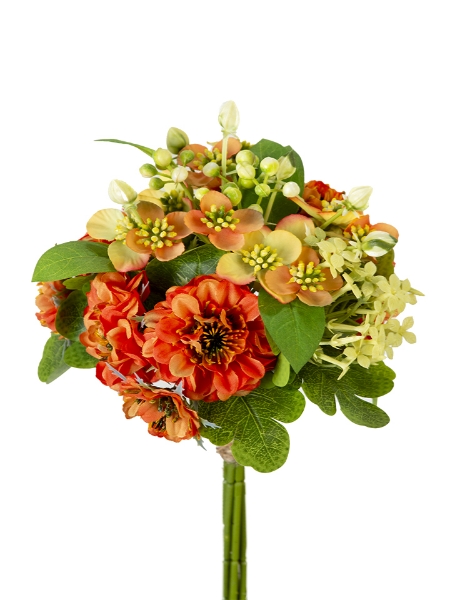 Picture of 14" MUM WILD FLOWER BUNDLE