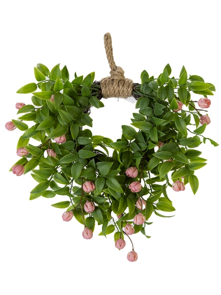 Picture of 12" BOUVARDIA HANGING WREATH