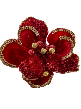 Picture of 7" VELVET MAGNOLIA CLIP
