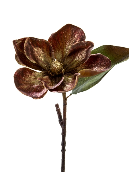 Picture of 17" GLITTER MAGNOLIA STEM