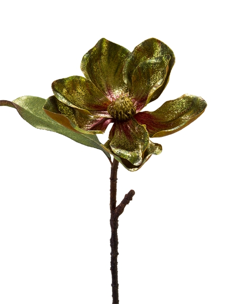 Picture of 17" GLITTER MAGNOLIA STEM