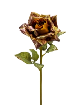 Picture of 22" GLITTER ROSE STEM