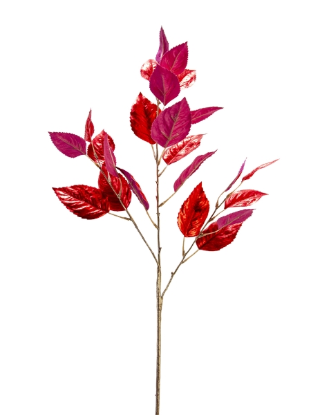 Picture of 32"  SHINY HIBISCUS LEAF SPRAY