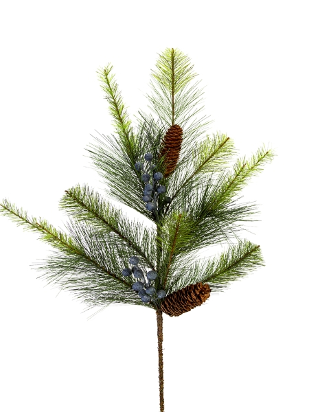 Picture of 30" NEEDLE PINE BLUEBERRIES SPRAY