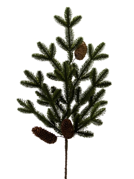 Picture of 30" SPRUCE FIR CONE SPRAY