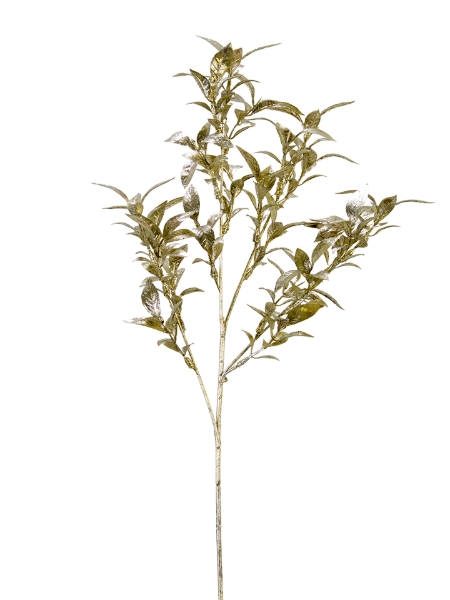 Picture of 28" GLITTERED TEA LEAF SPRAY