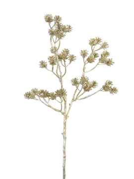 Picture of 20" GLITTERED PINECONE SPRAY