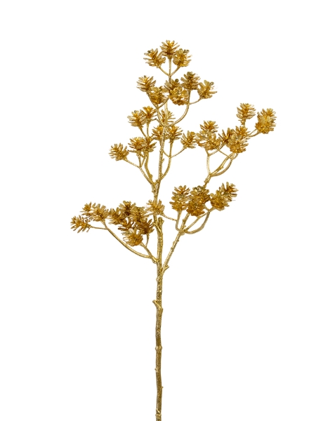 Picture of 20" GLITTERED PINECONE SPRAY