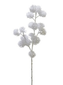 Picture of 27" GLITTER PINE BALL SPRAY