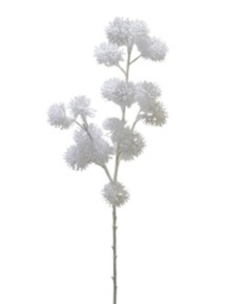 Picture of 27" GLITTER PINE BALL SPRAY