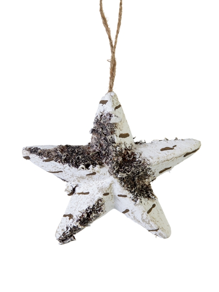 Picture of 5" BIRCH  STAR ORNAMENT