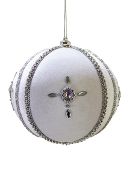 Picture of 6" JEWELED VELVET ORNAMENT