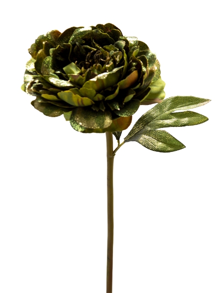 Picture of 22" GLITTER PEONY STEM