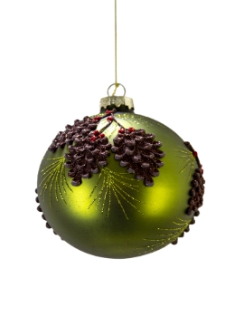 Picture of 4'' GLASS MINI PINECONE ORNAMENT
