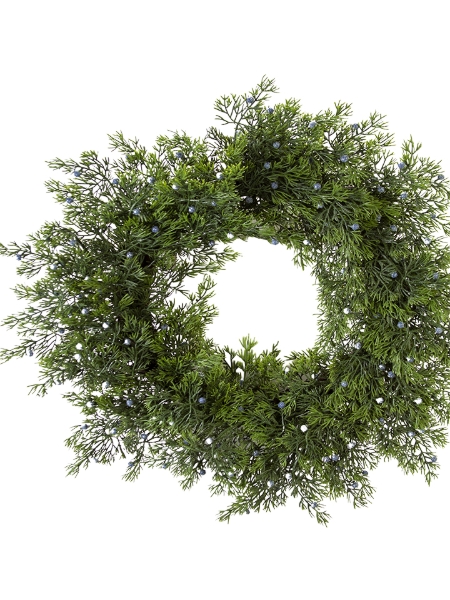 Picture of 20" JUNIPER BERRIES WREATH