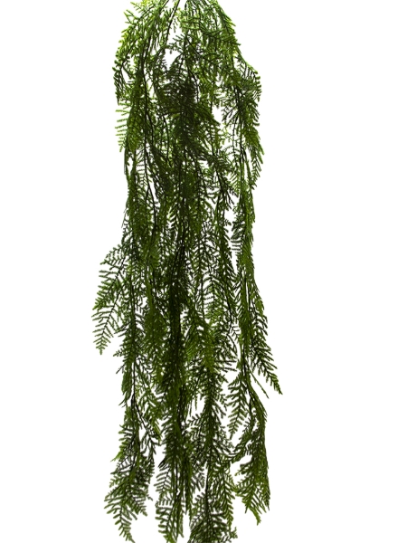 Picture of 47.5" FLOCKED FERN HANGING VIN
